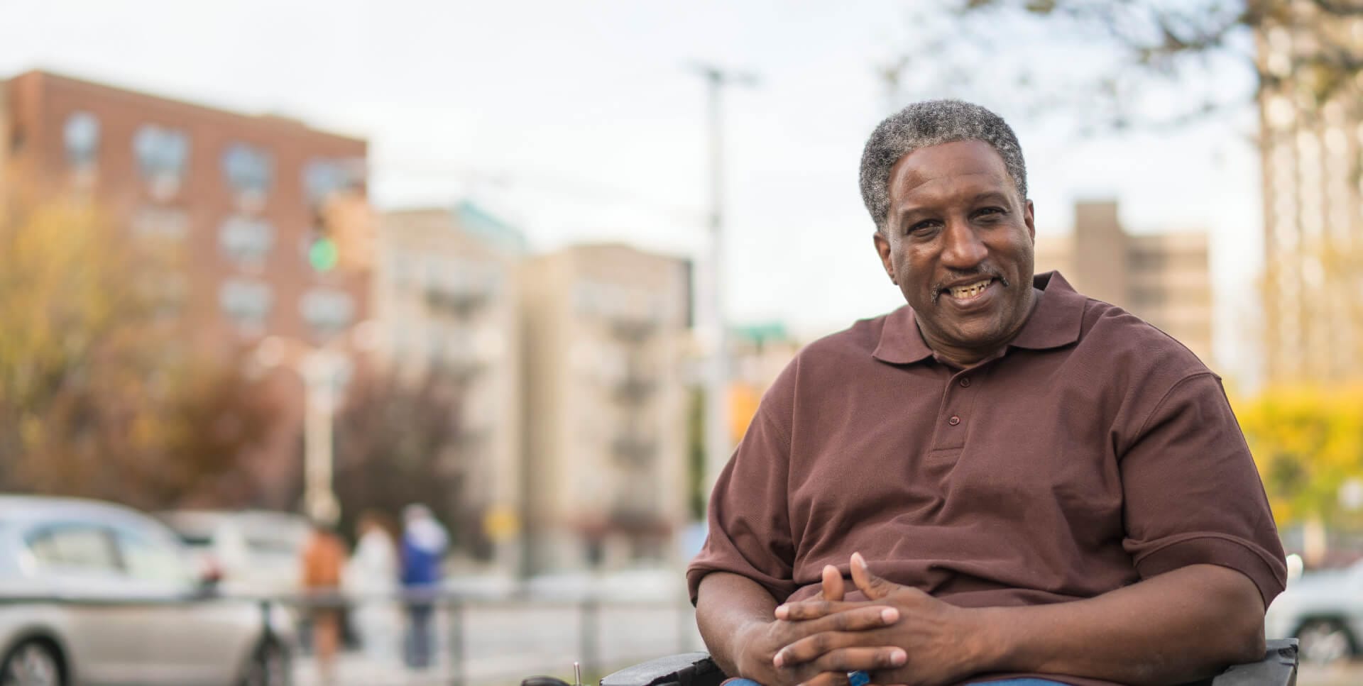 Disabled veteran portrait